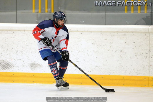 2014-10-11 Aosta-Hockey Milano Rossoblu U14 0482 Ian Tealdi